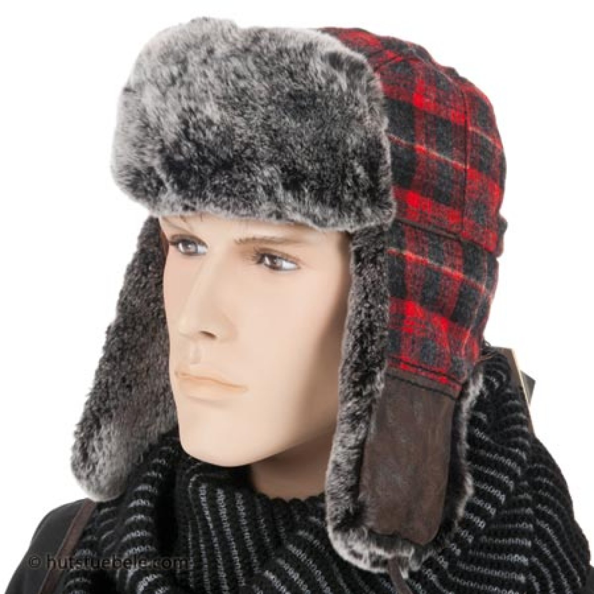 Stetson Stevens bomber hat with rabbit fur