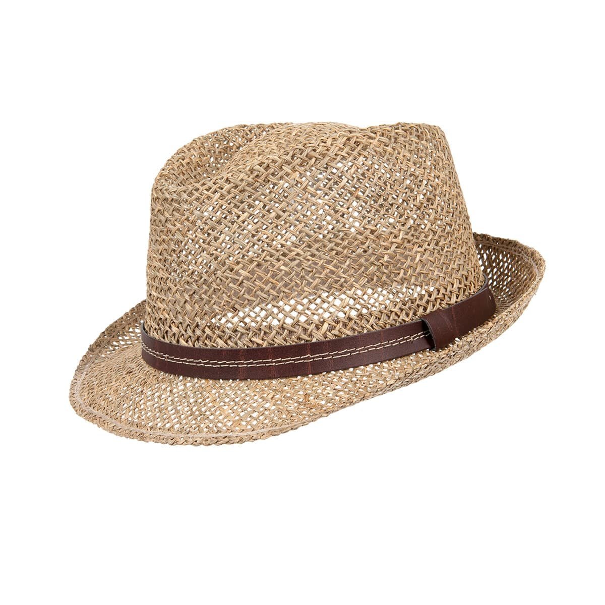 Trilby hat in straw