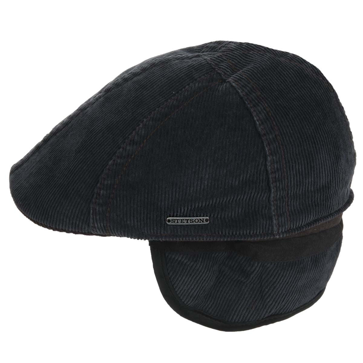 Flat cap corduroy style signed Stetson