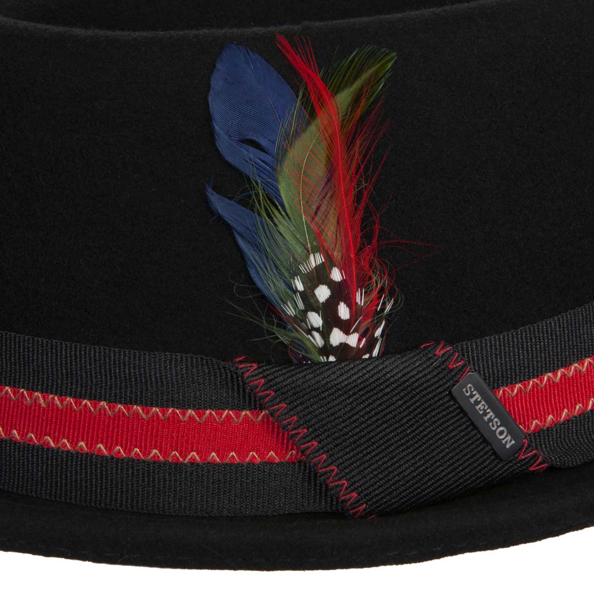 Stetson Vancosta Pork Pie Wollhut - 100% Wollfilz Wasserabweisend, Knautschbar Für Herren & Damen