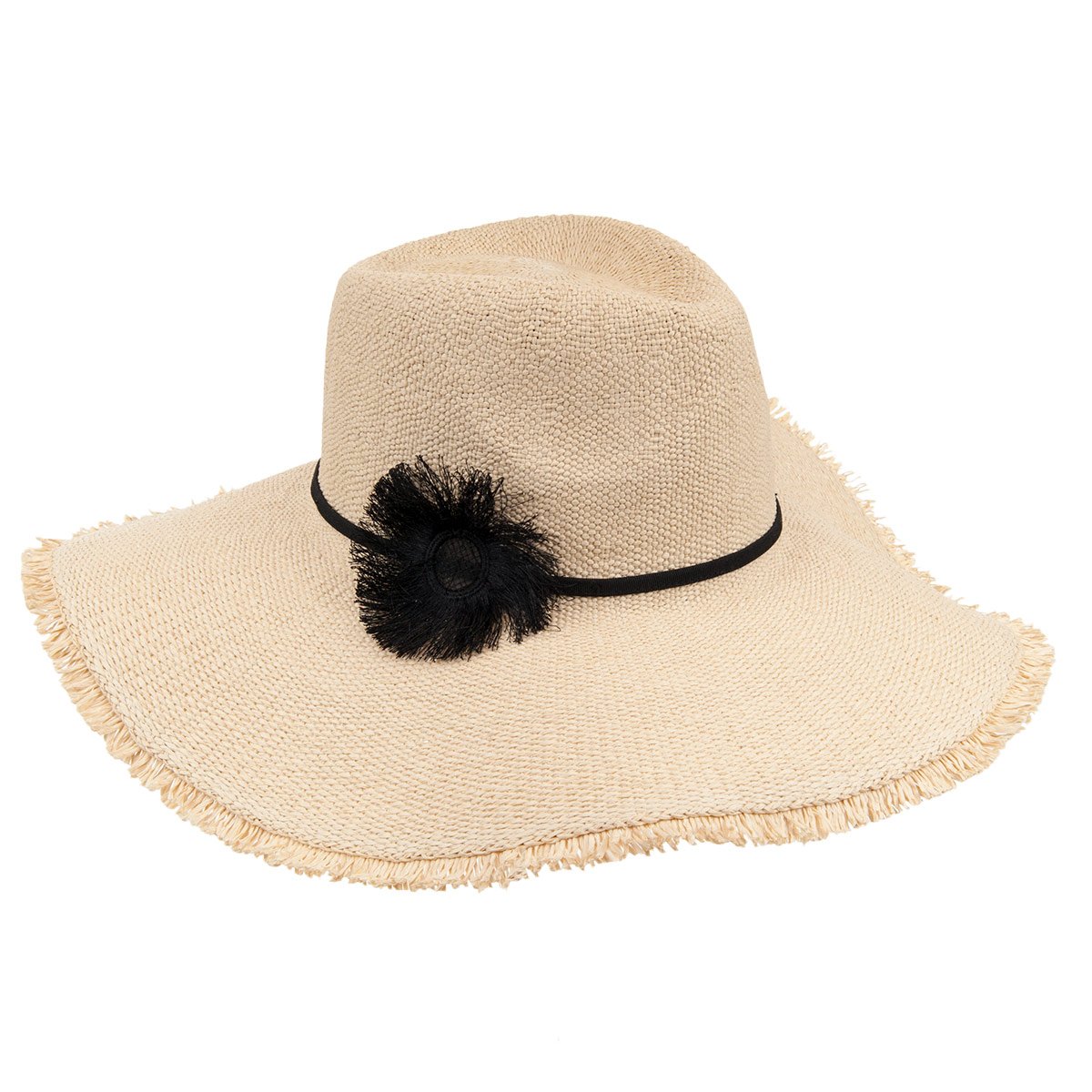SEEBERGER Ladies Summer Fedora hat wide brim --> Online Hatshop
