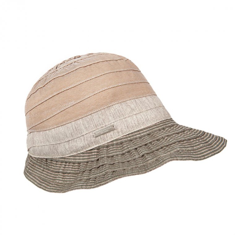SEEBERGER | cappello tessuto donna a visiera larga --\u003e