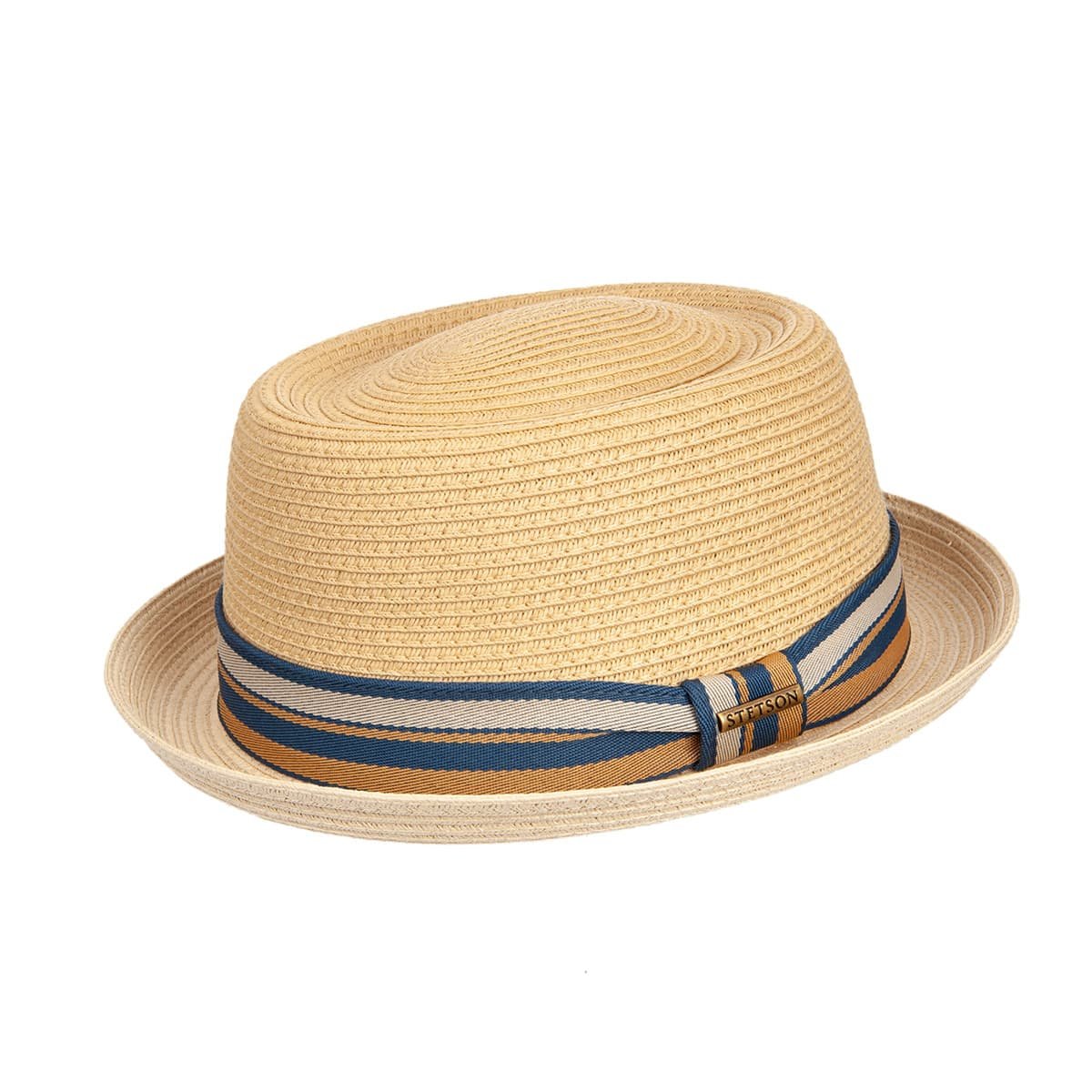 STETSON Pork Pie straw hat with UV protection