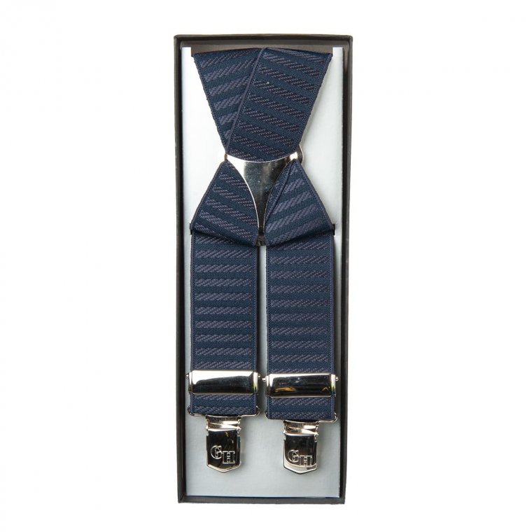 Blue elastic braces with clips > Online for hats, caps