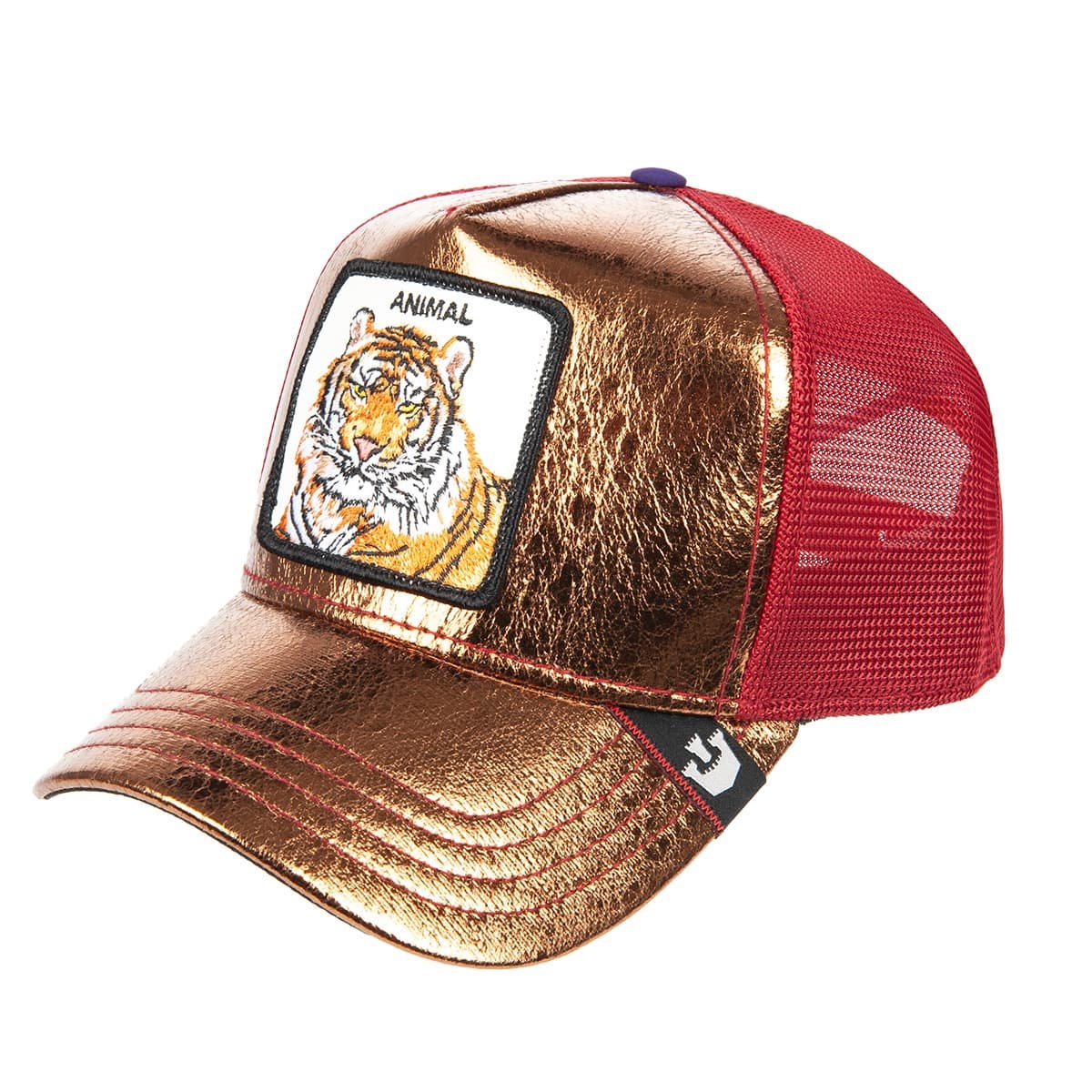 GOORIN Red Metallic Tiger Trucker Cap