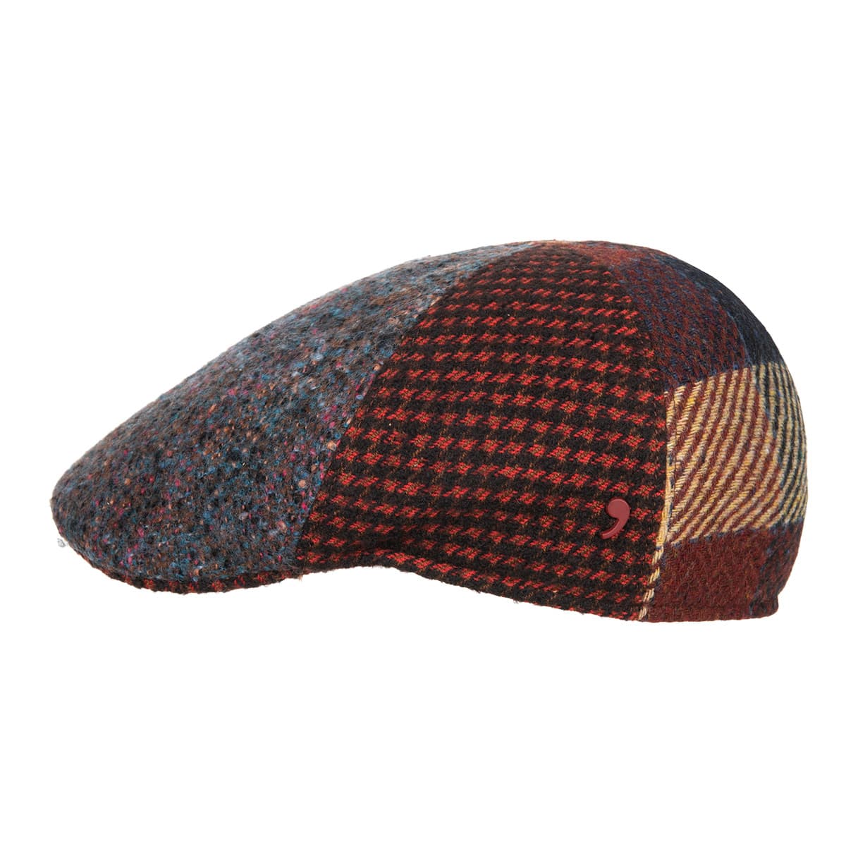ALFONSO D'ESTE flat cap made of virgin wool style warmth