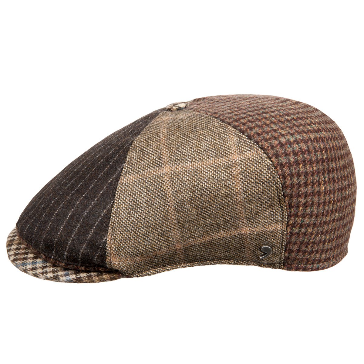 flatcap 100% cashmere 6panels 