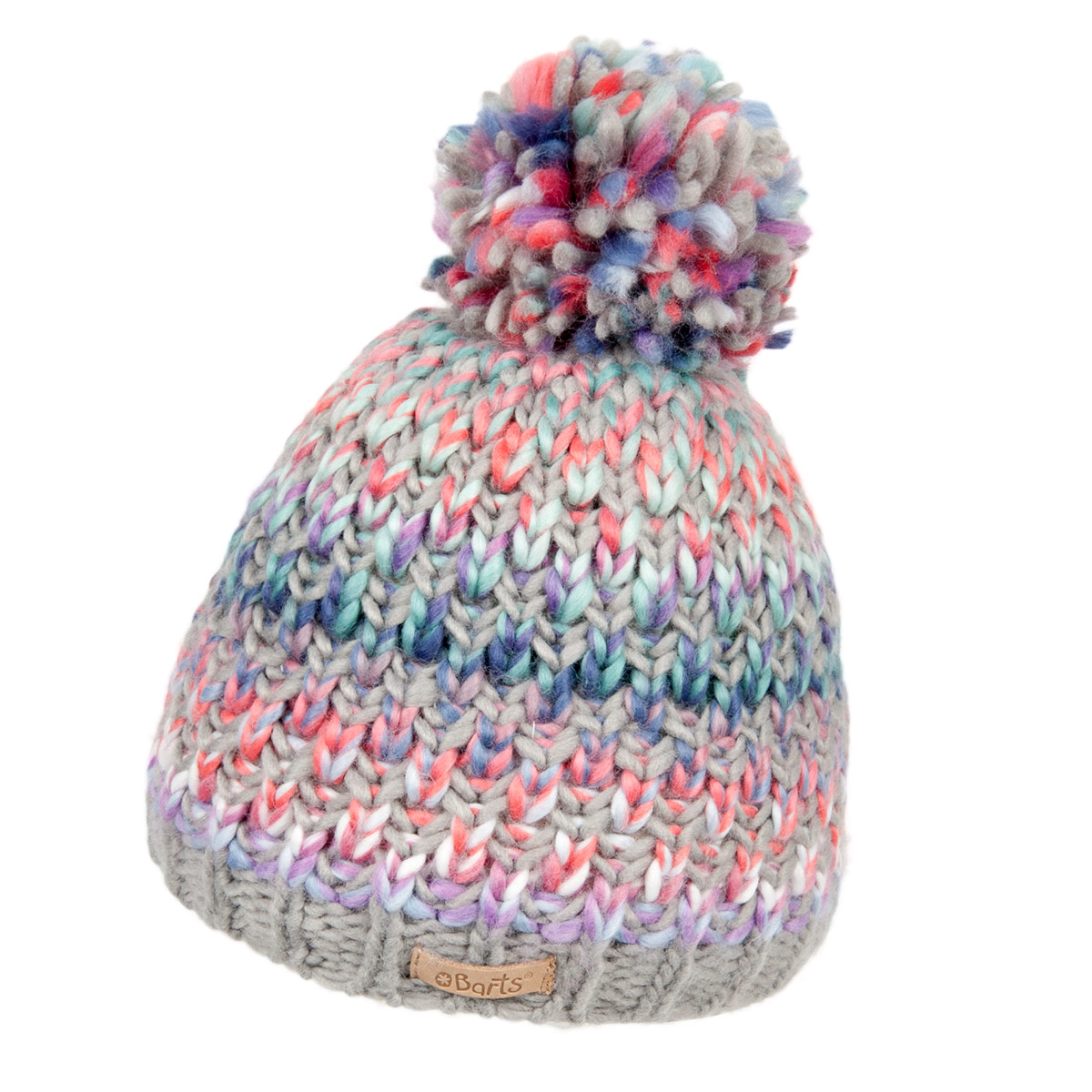 Maak avondeten Glimp schild BARTS knit beanie with pompom and lining in peluche for girls