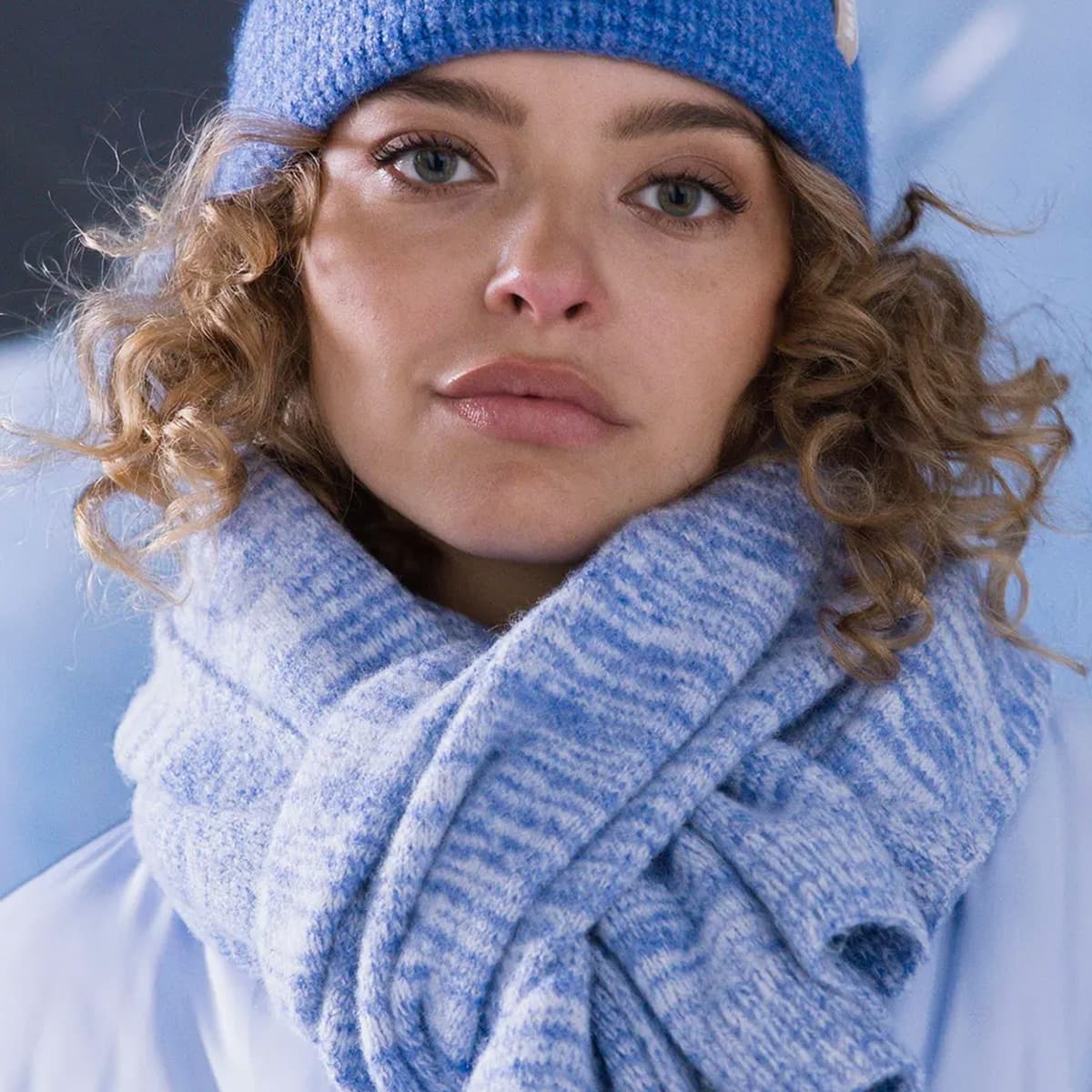 Schlauchschal Strick Schal Damen Merino Schlauchschal Unisex ALPIN