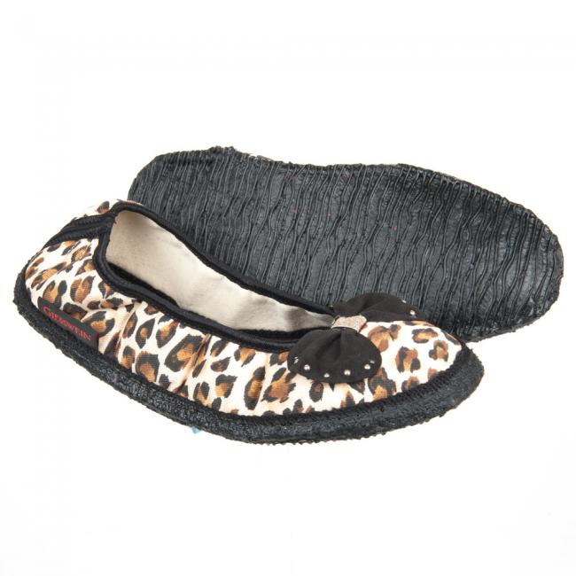 leopard ballerina slippers
