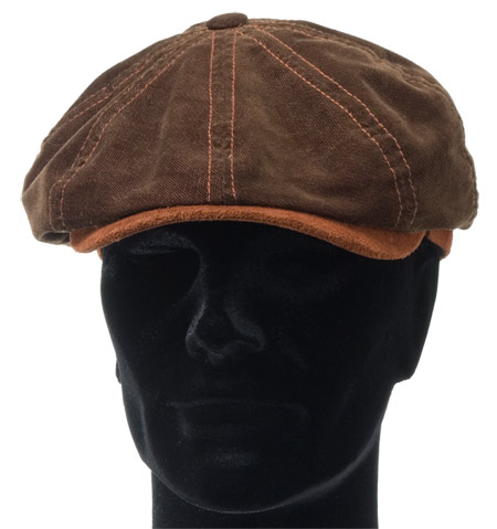 stetson cap leder