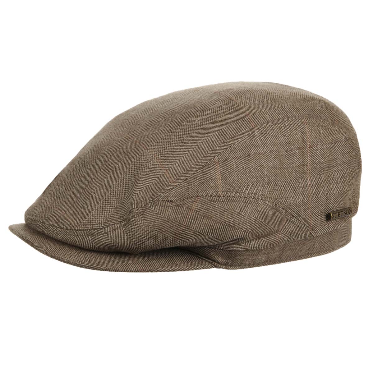 Winterpet Van 100% Wol Met Voering Stetson Belfast Tweed Flat Cap Voor Heren - Warme Winterpet Met Voering, Gemaakt In De EU (herfst/winter) Platte Pet Van Wol