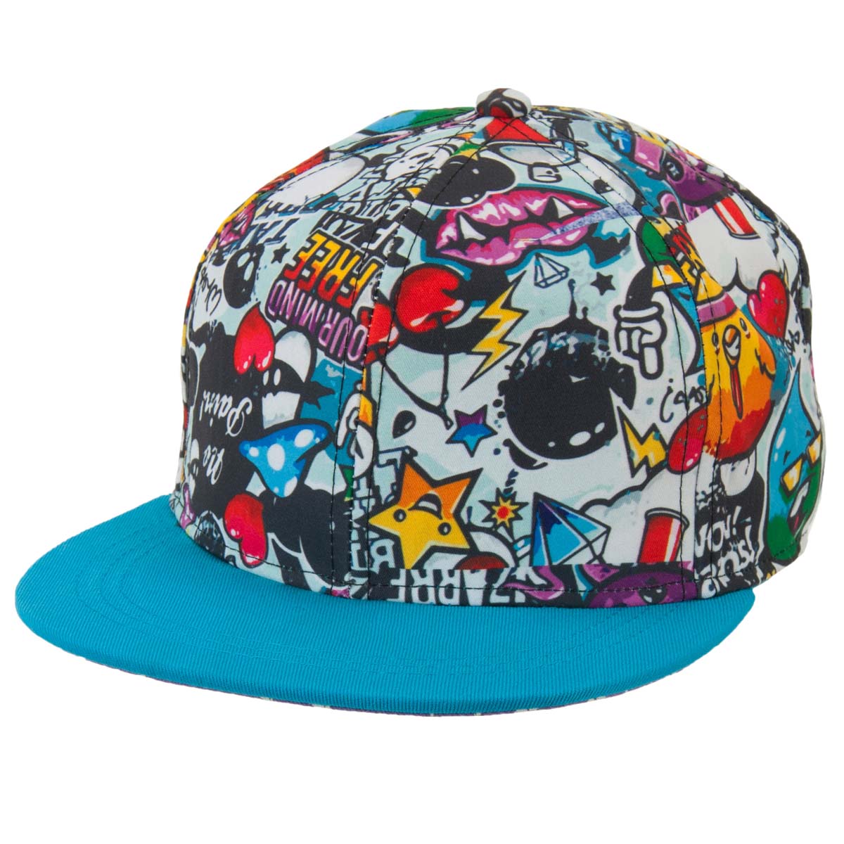 Colorful snapback cap for kids