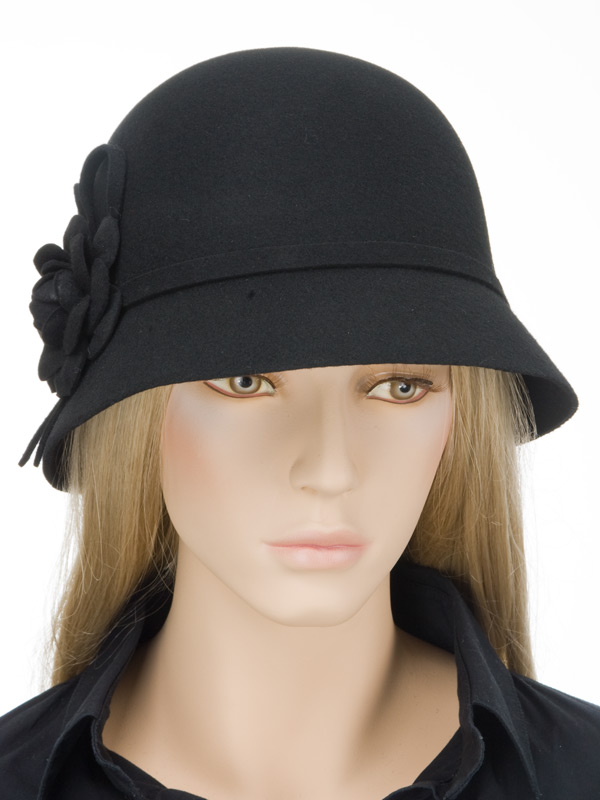 wool felt cloche