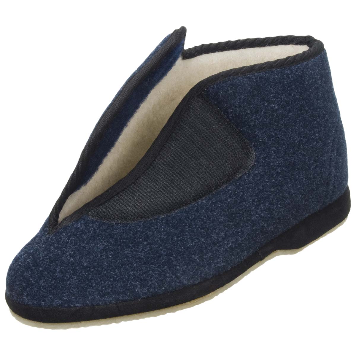 mens slippers with velcro closure