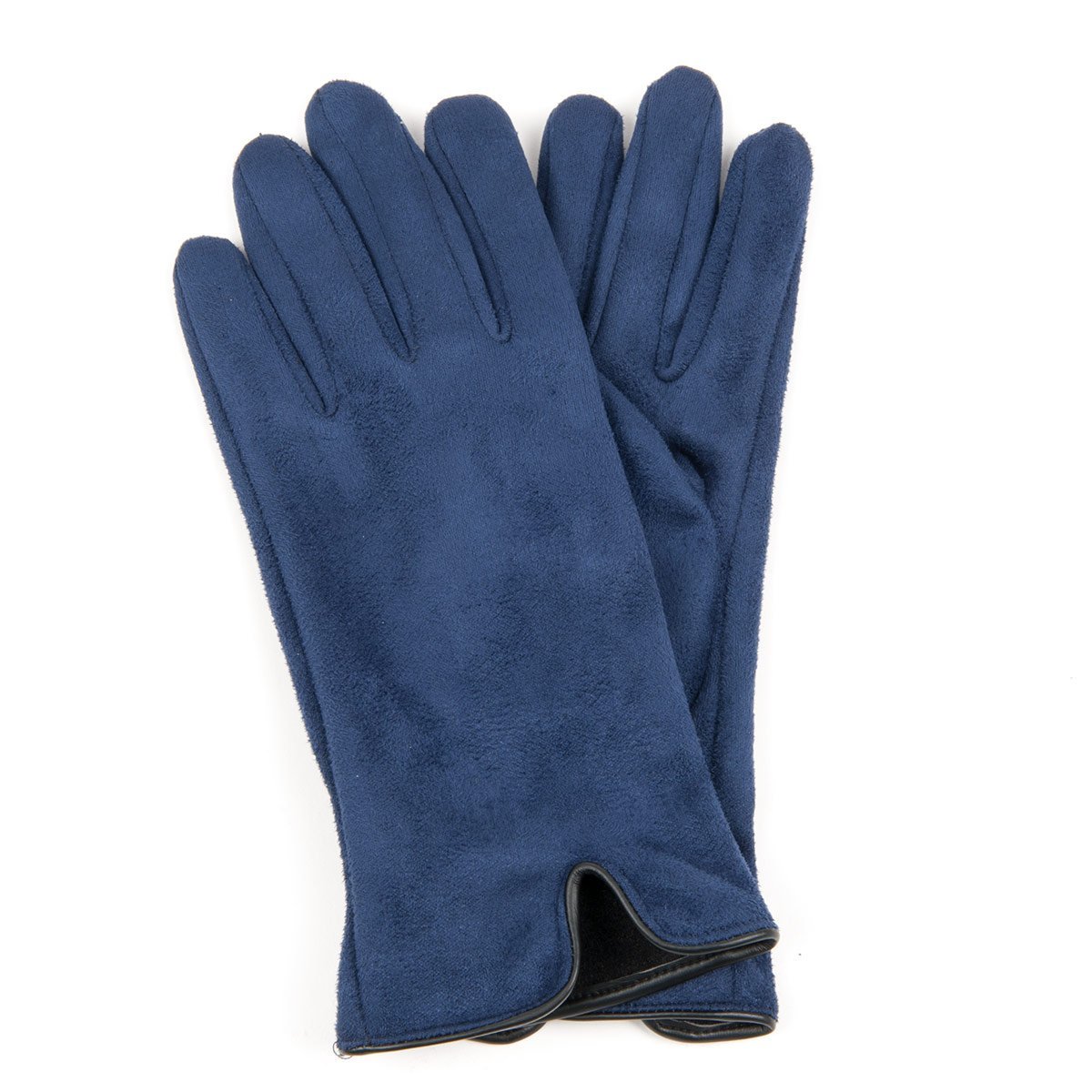 Damen Handschuhe Wildleder Optik einfarbig Damen Handschuhe Wildleder Optik einfarbig