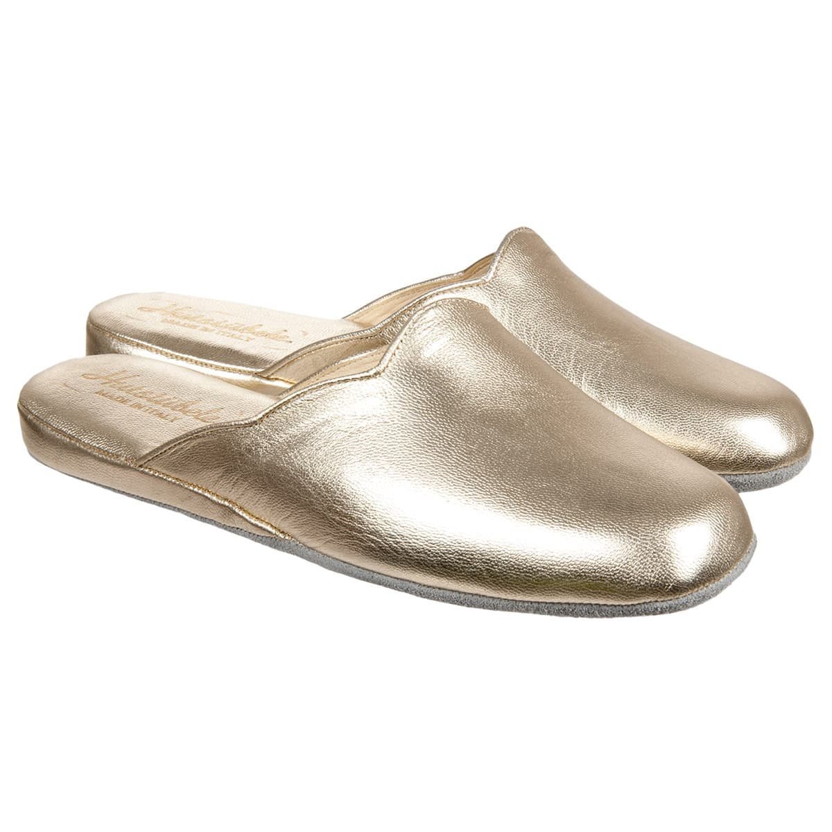 leather slippers for women