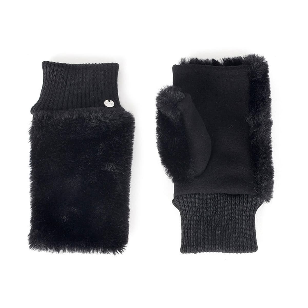 Elegant fingerless faux fur women's gloves FASHION
