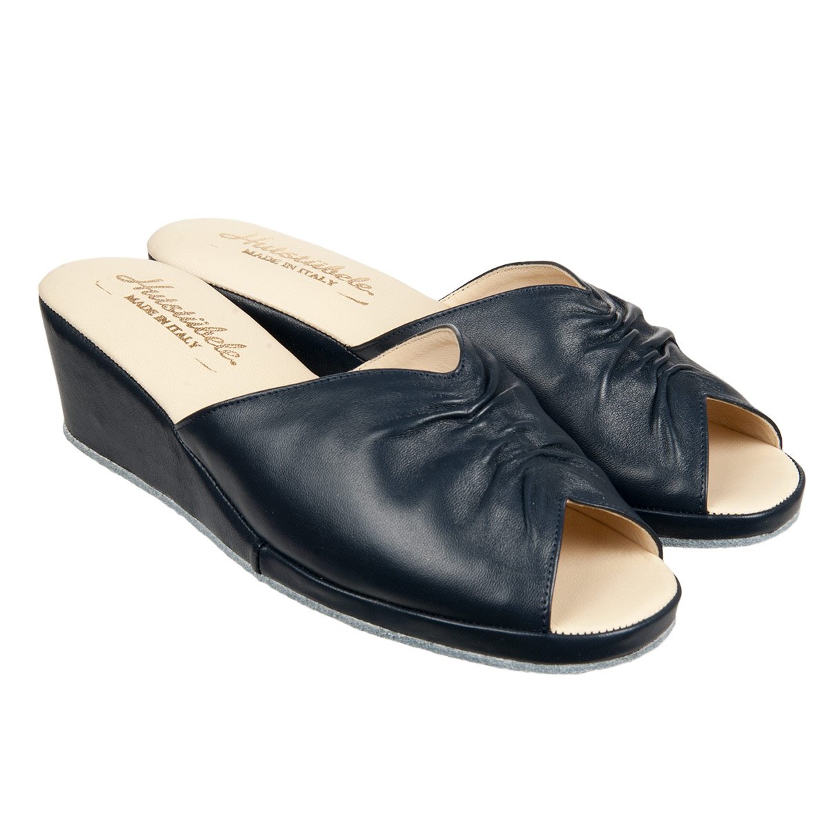 ladies leather slippers