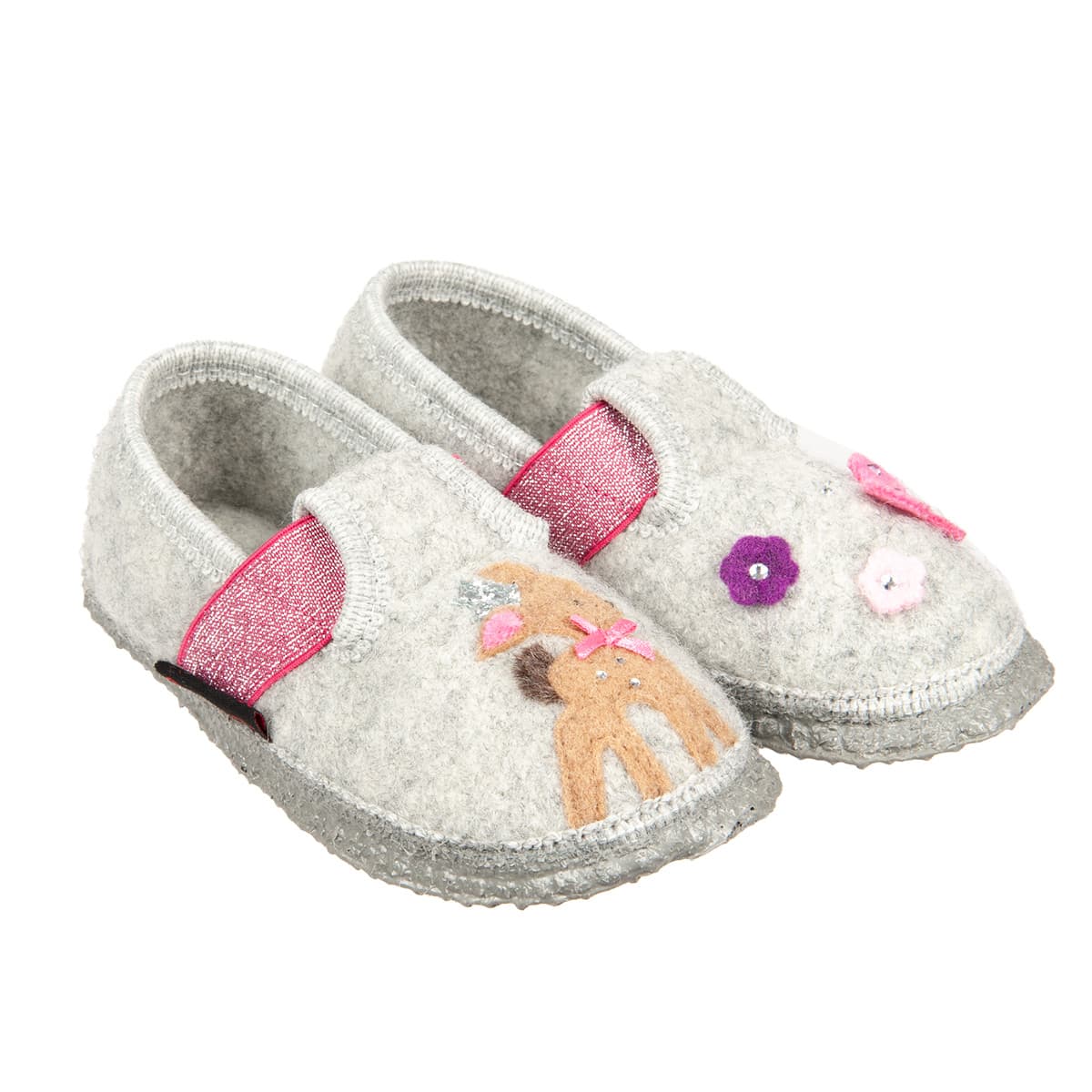 GIESSWEIN | Mädchen Hausschuhe SANDE Motiv Reh 74/10/55260 --> - Hüte, Mützen, Handschuhe, Schals sowie kusc