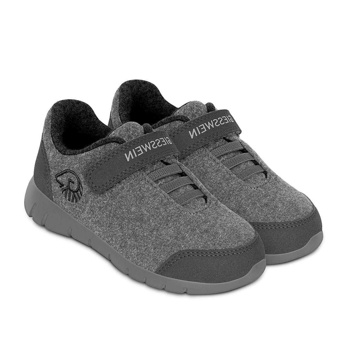 GIESSWEIN | MERINO WOOL RUNNERS KIDS | Farbe 017 schiefer Wool Cross X Merino Sportschuh | Giesswein offizielle