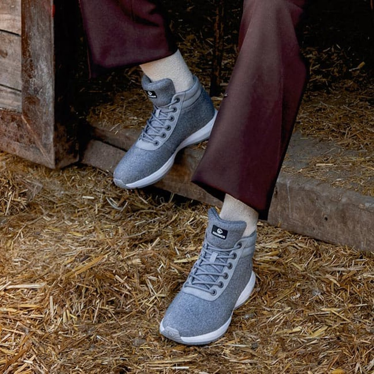 Merino Wool Sneaker Giesswein High Sneaker Wool Knit Giesswein