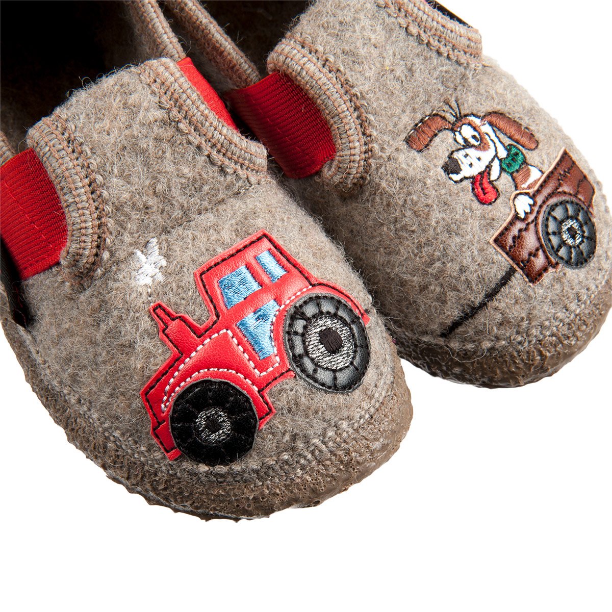 boys tractor slippers