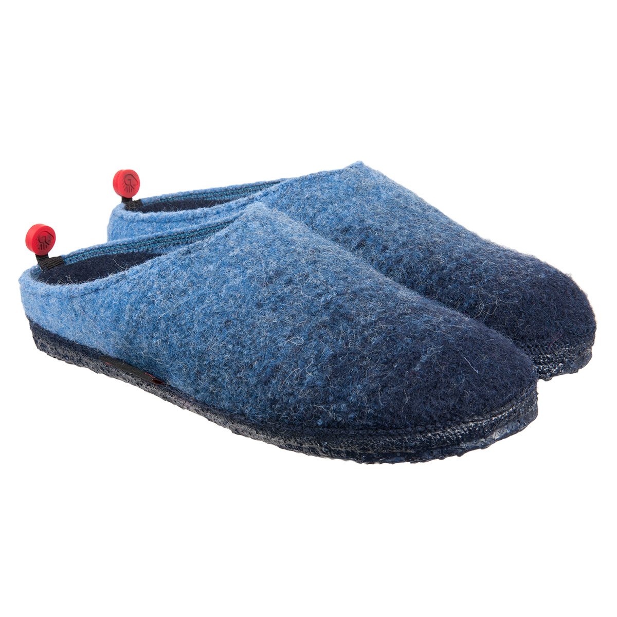 GIESSWEIN Kids Slipper Salsach - Girls Slippers with Velcro Closure, Non-Slip Leather Walking Shoes with Leather Insole, Slim Fit Slippers, Dk Blau 548 children toy figure