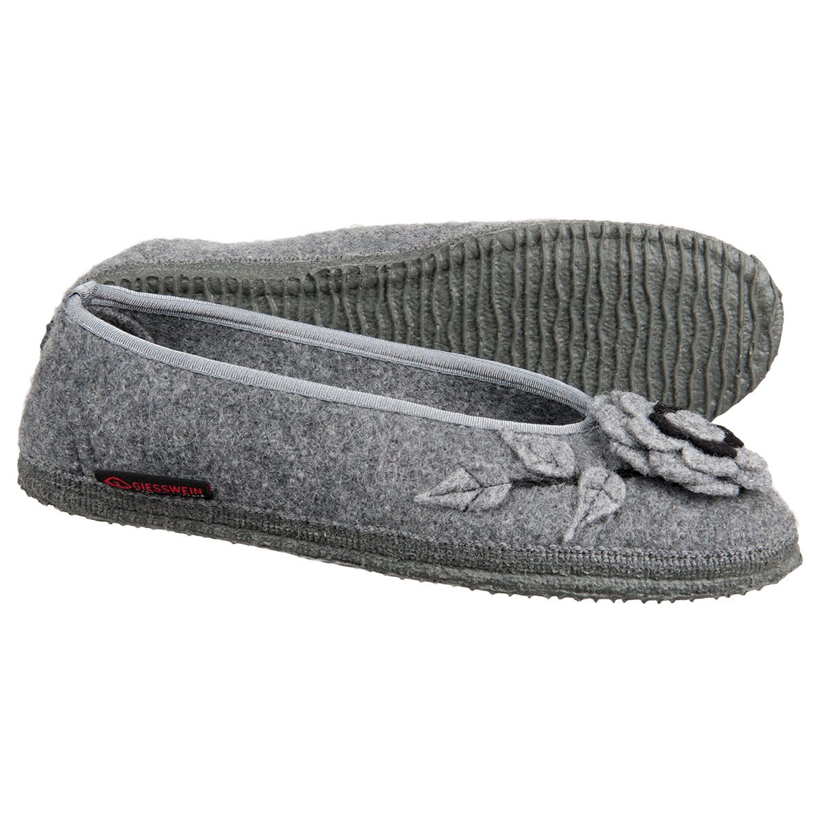 GIESSWEIN woman´s ballerina slippers LANDIN with flower application