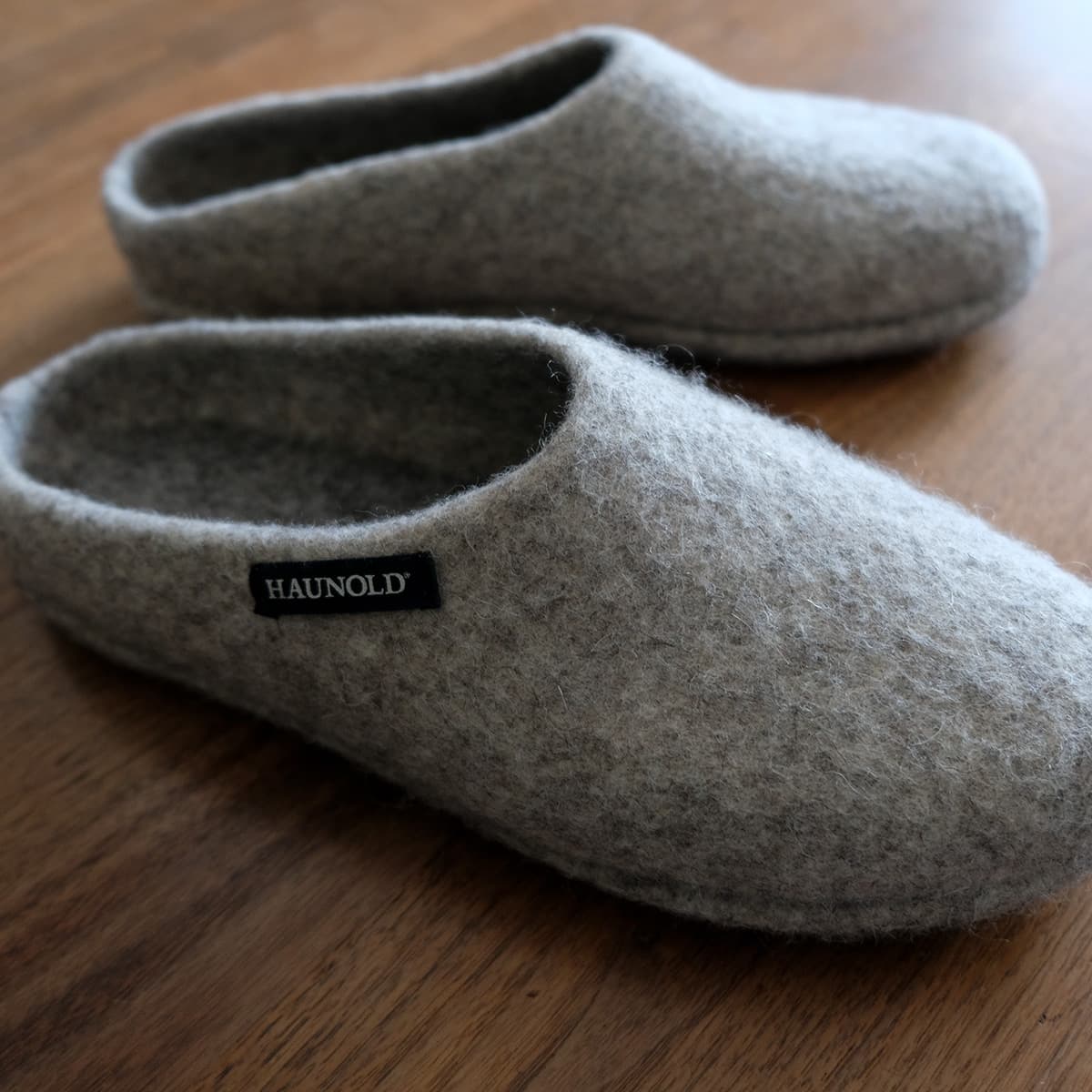 HAUNOLD Filzhausschuhe 100% Wolle, Made in Südtirol