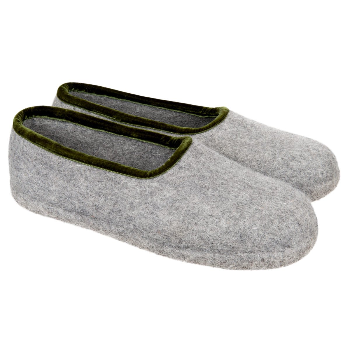 quality felt slippers in pure woolfelt 