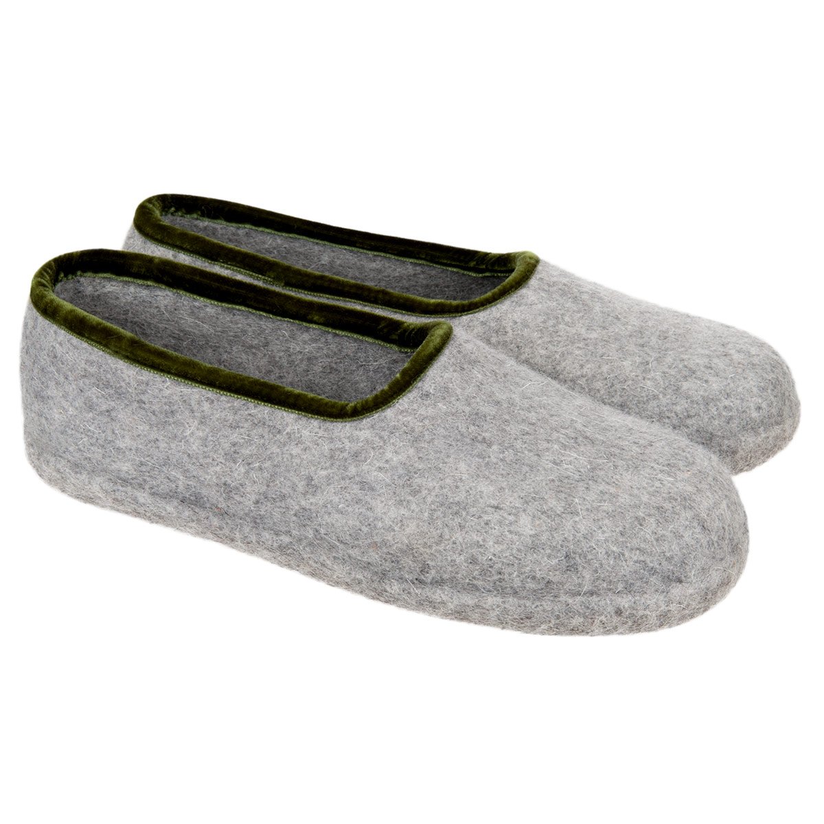 HAUNOLD high quality felt slippers in pure woolfelt f