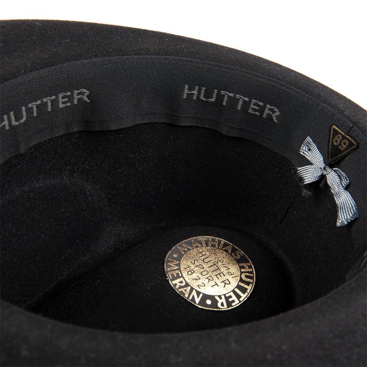 Hats for men Trilby Leopold by Hutter fur felt hats with a narrow