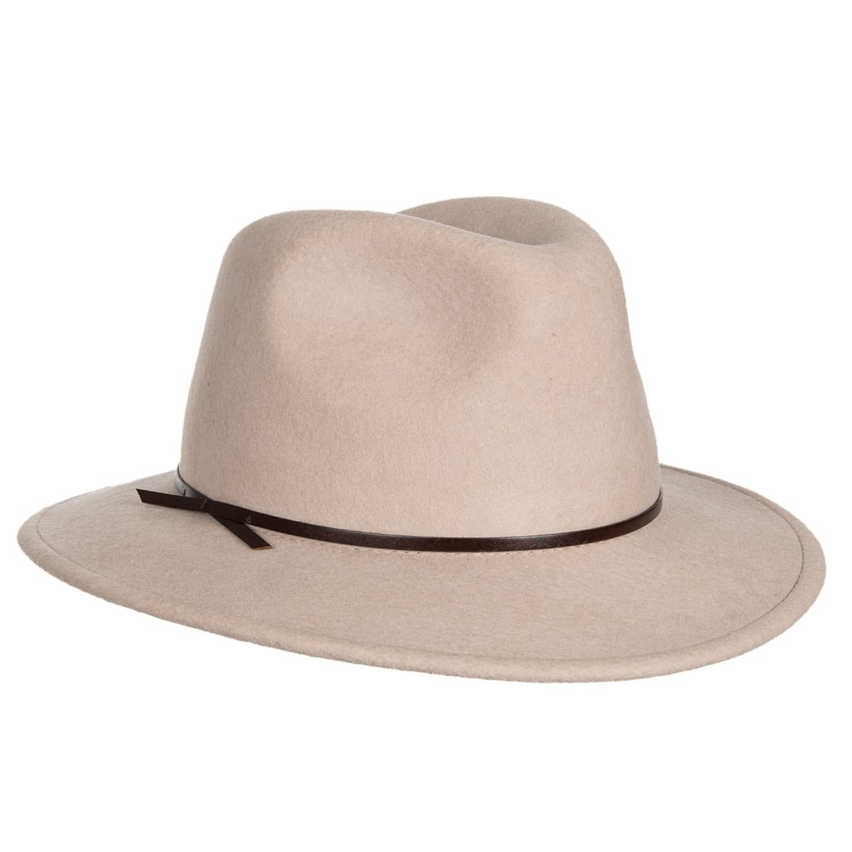 Damen Filzmütze Gentleman Hut Mit Breiter Krempe - Eleganter Jazzhut Schwarz Mode