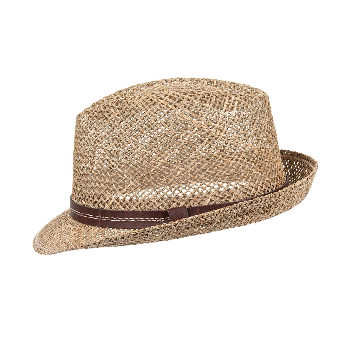 Trilby hat in straw