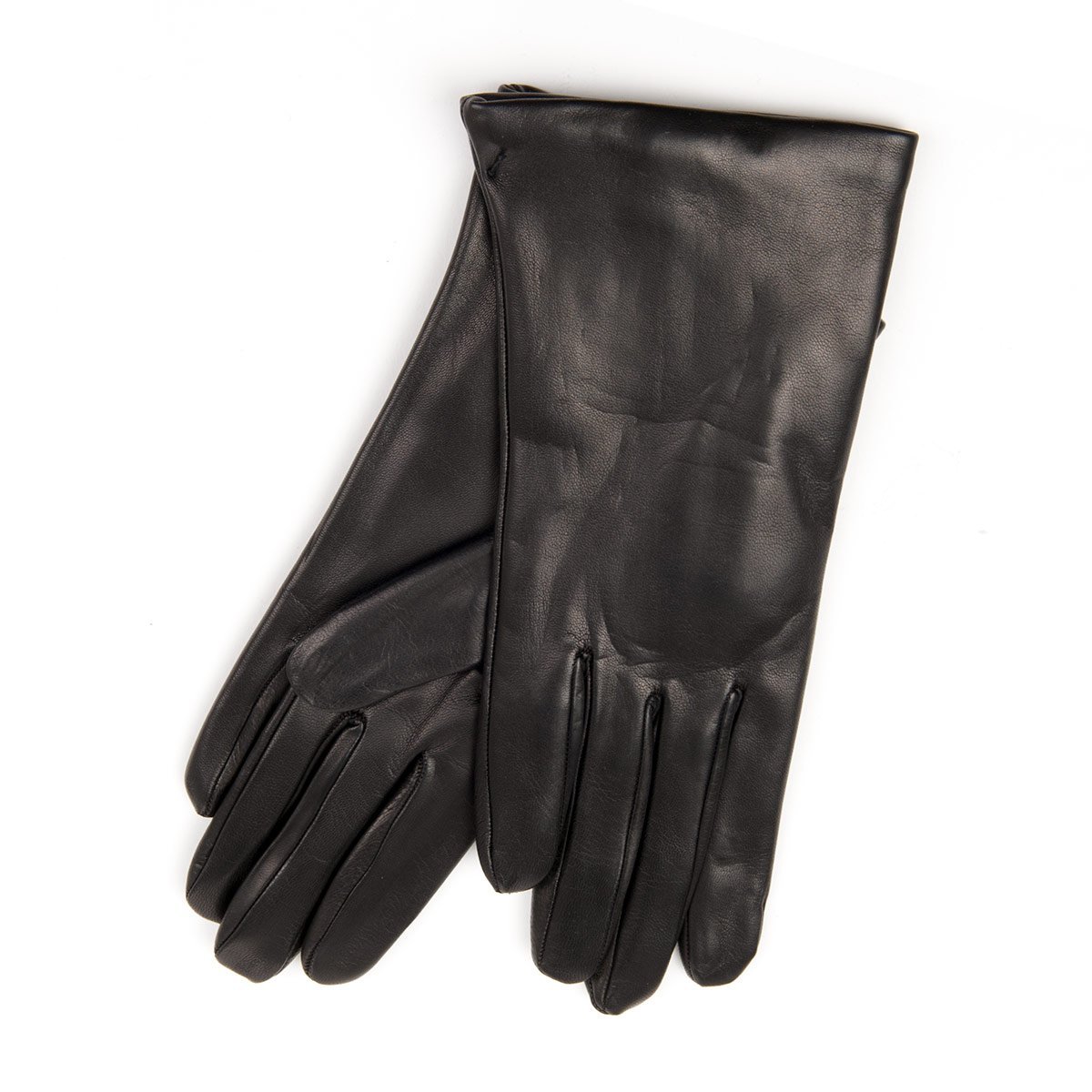 DAMEN Accessoires Handschue Rabatt 65 % Schwarz S Moda Italia Lederhandschuhe mit Fell in der Faust 