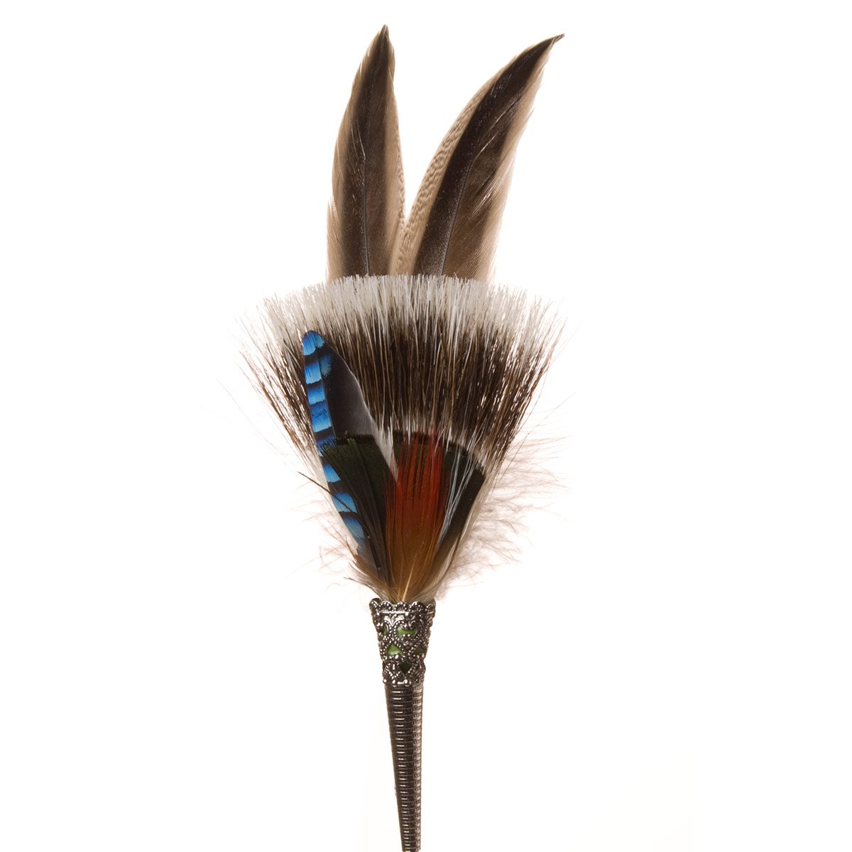 antyder Vaccinere Skaldet feather arrangement for hats