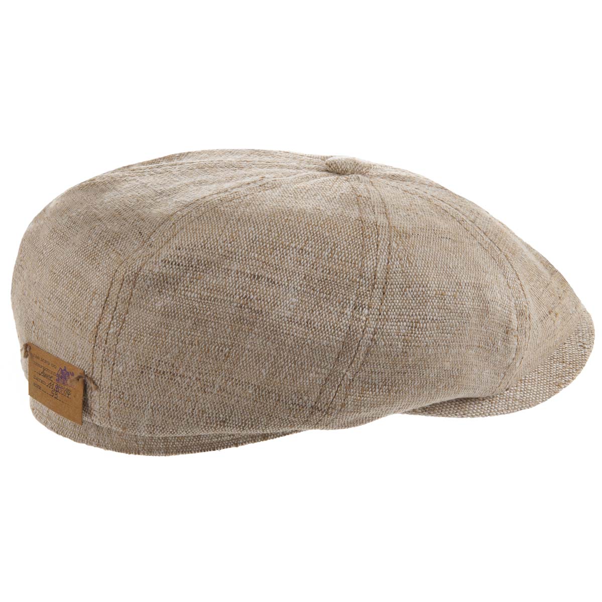 beige flat cap