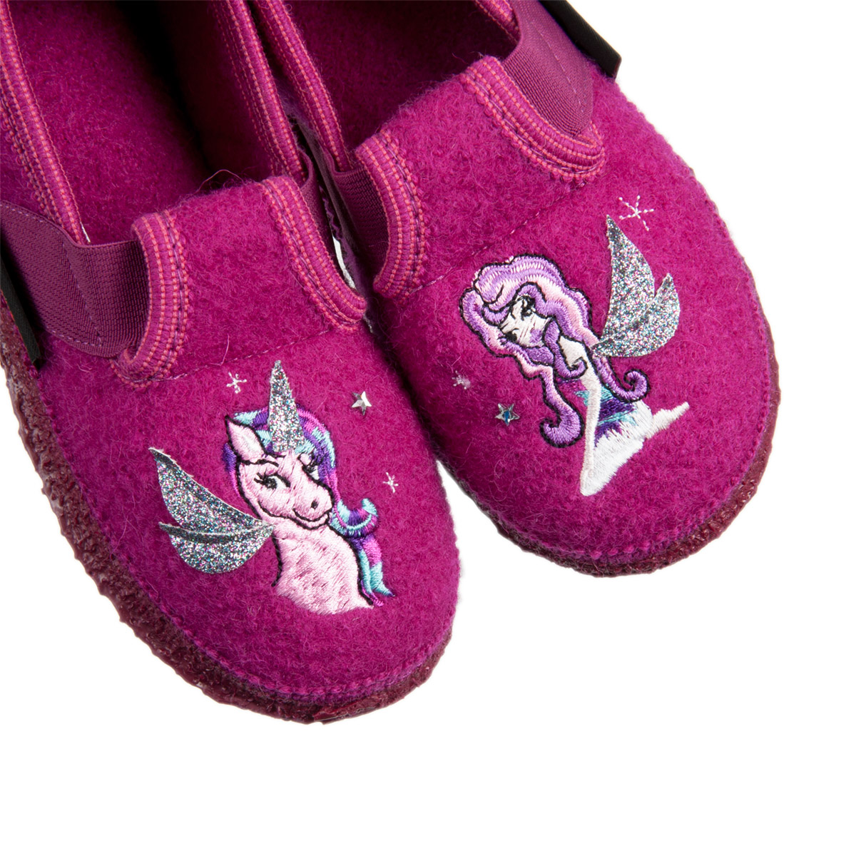 Hausschuhe für Mädchen Trossin von GIESSWEIN mit Swarovski Steinchen