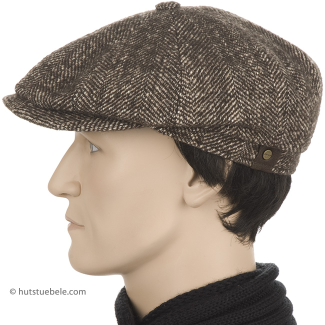 Ballonmütze Baker boy cap Schirmmütze by Stetson Herrenmütze mit