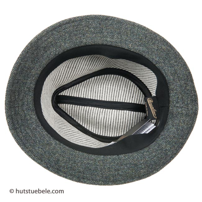Herrenhut Trilby by Borsalino Hüte mit schmaler Krempe und breiter bunter Stoffband Garnitur