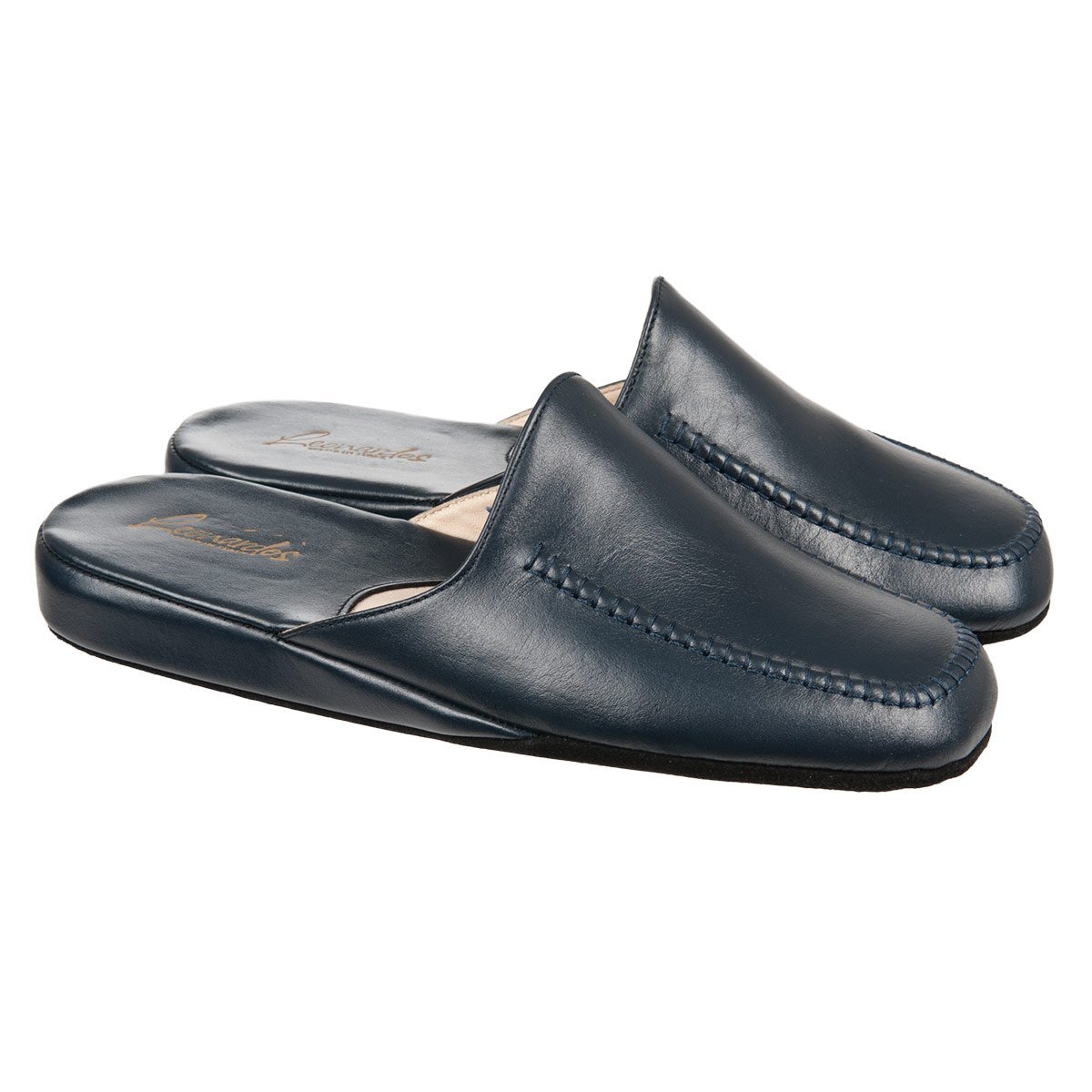 all leather slippers