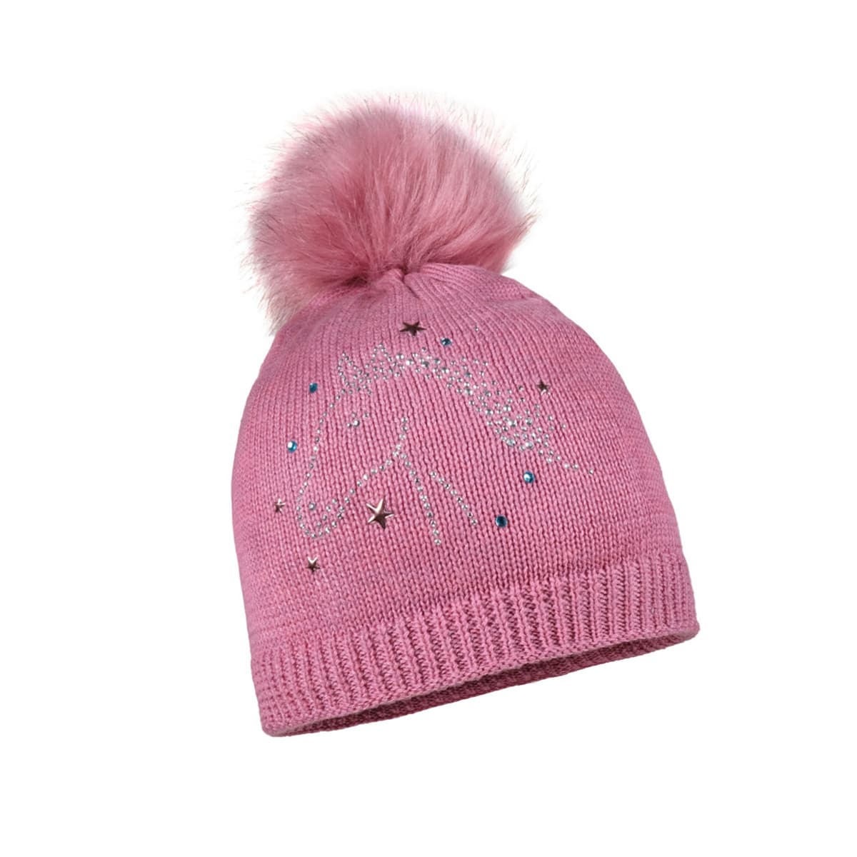 MAXIMO knitted hat with horse motif and 
