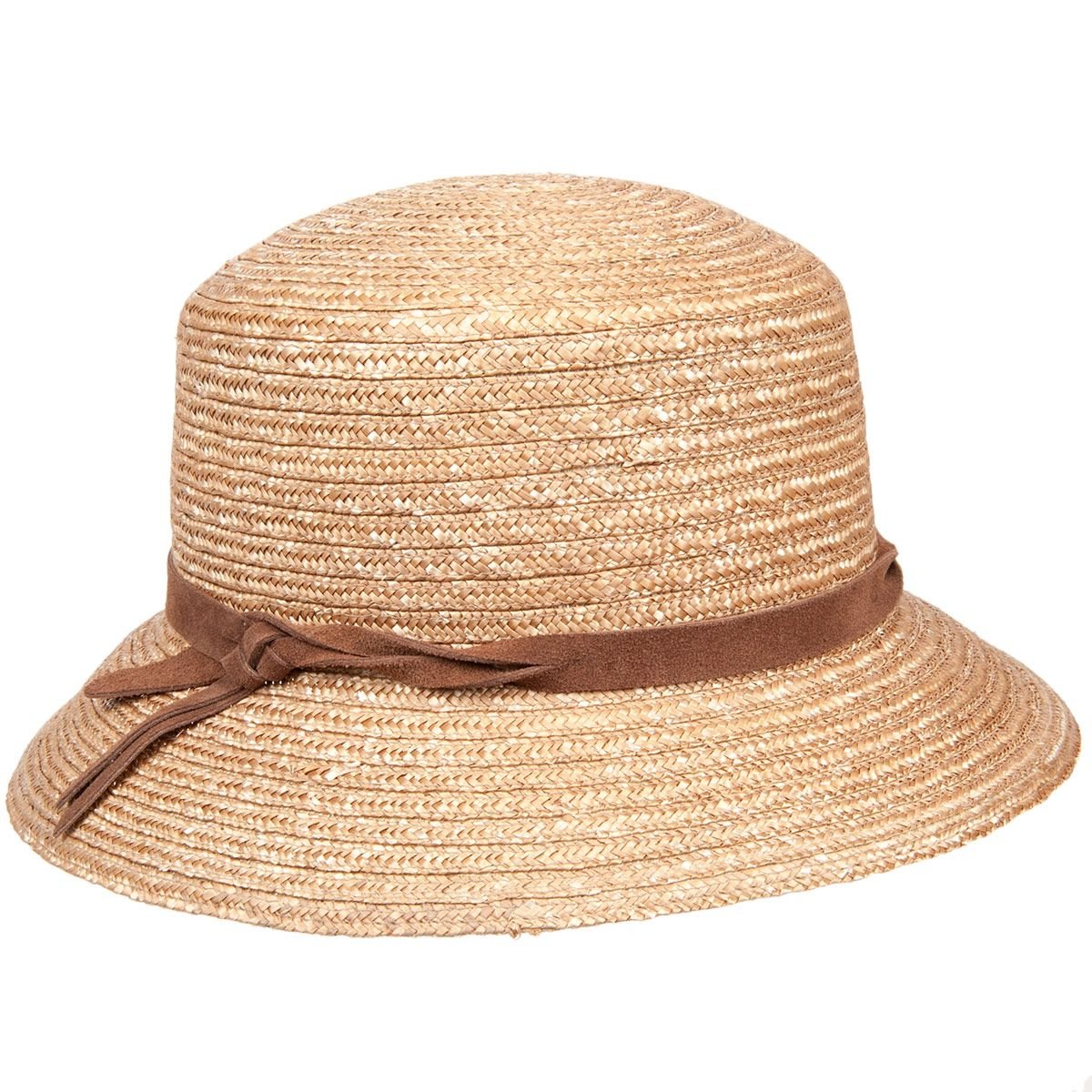 Mayser Summer Knit Pet Women/Men - Made in the EU summer cap flat hat with flap for Spring/Summer, beige, 55