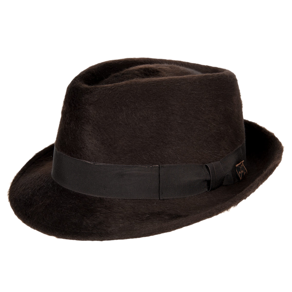 MICHAEL ZECHBAUER trilby hat in rabbit fur felt with lining