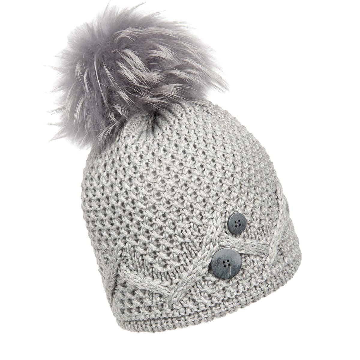 Sterntaler Cappellino Invernale Bimba Con Pon Pon – Maglia E Pile, Fantasia Colori