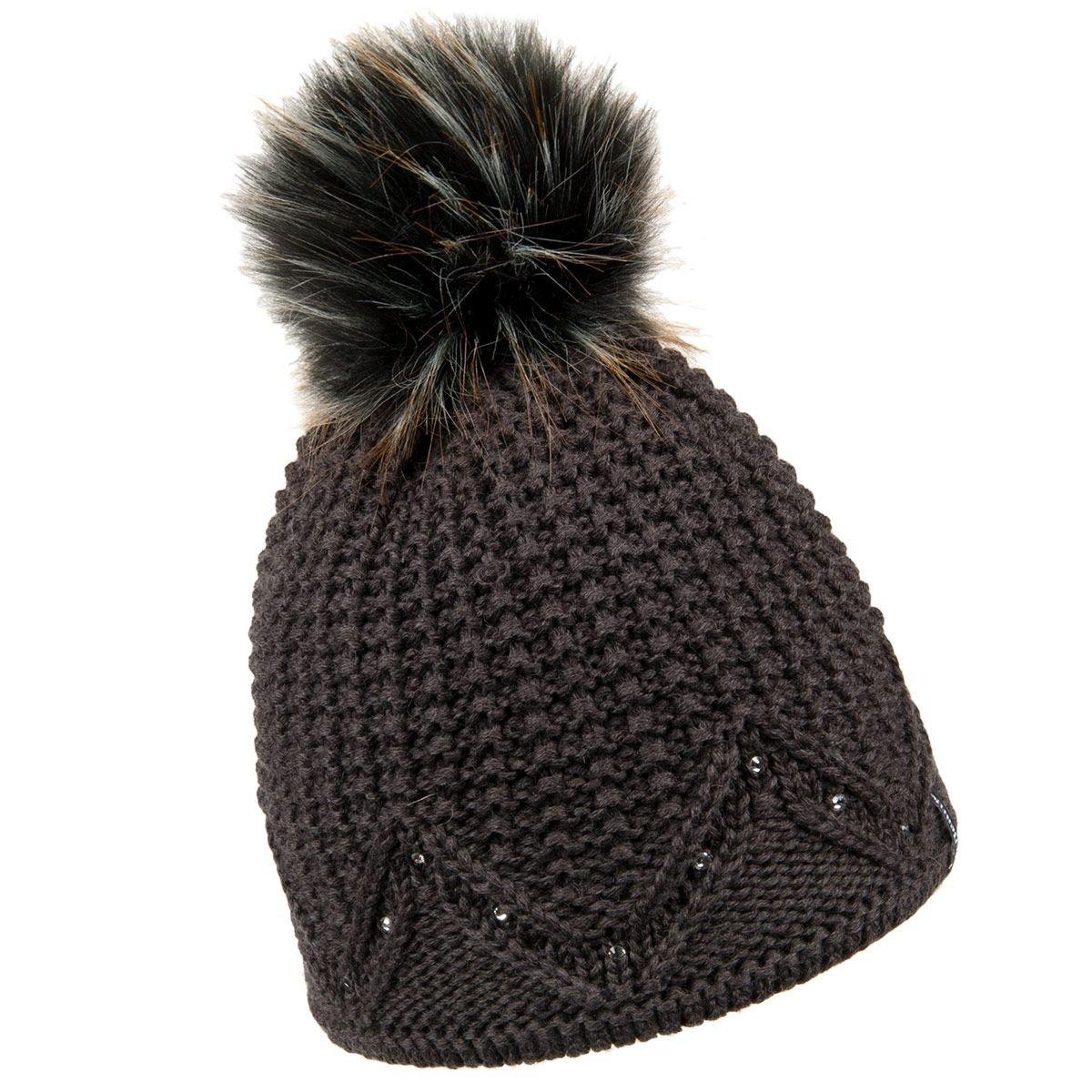 Hat Ladies White Strass 