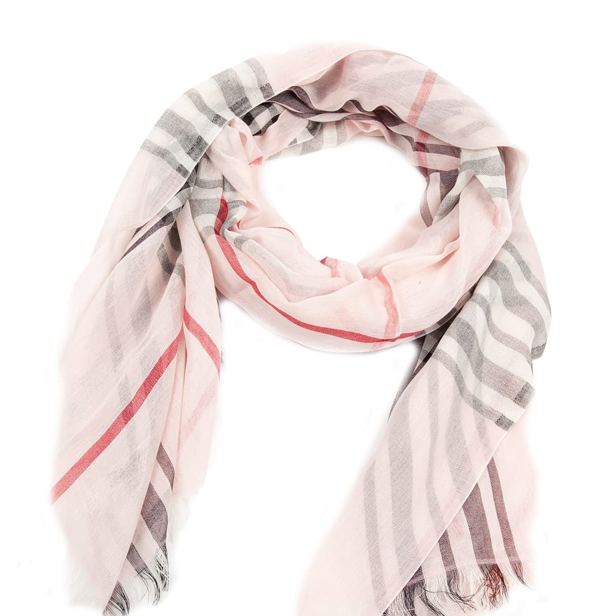 check scarf ladies