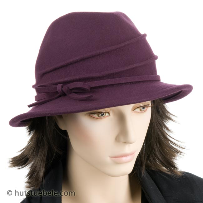 Pretty hat in wool felt by Mayser > Online for hats, caps