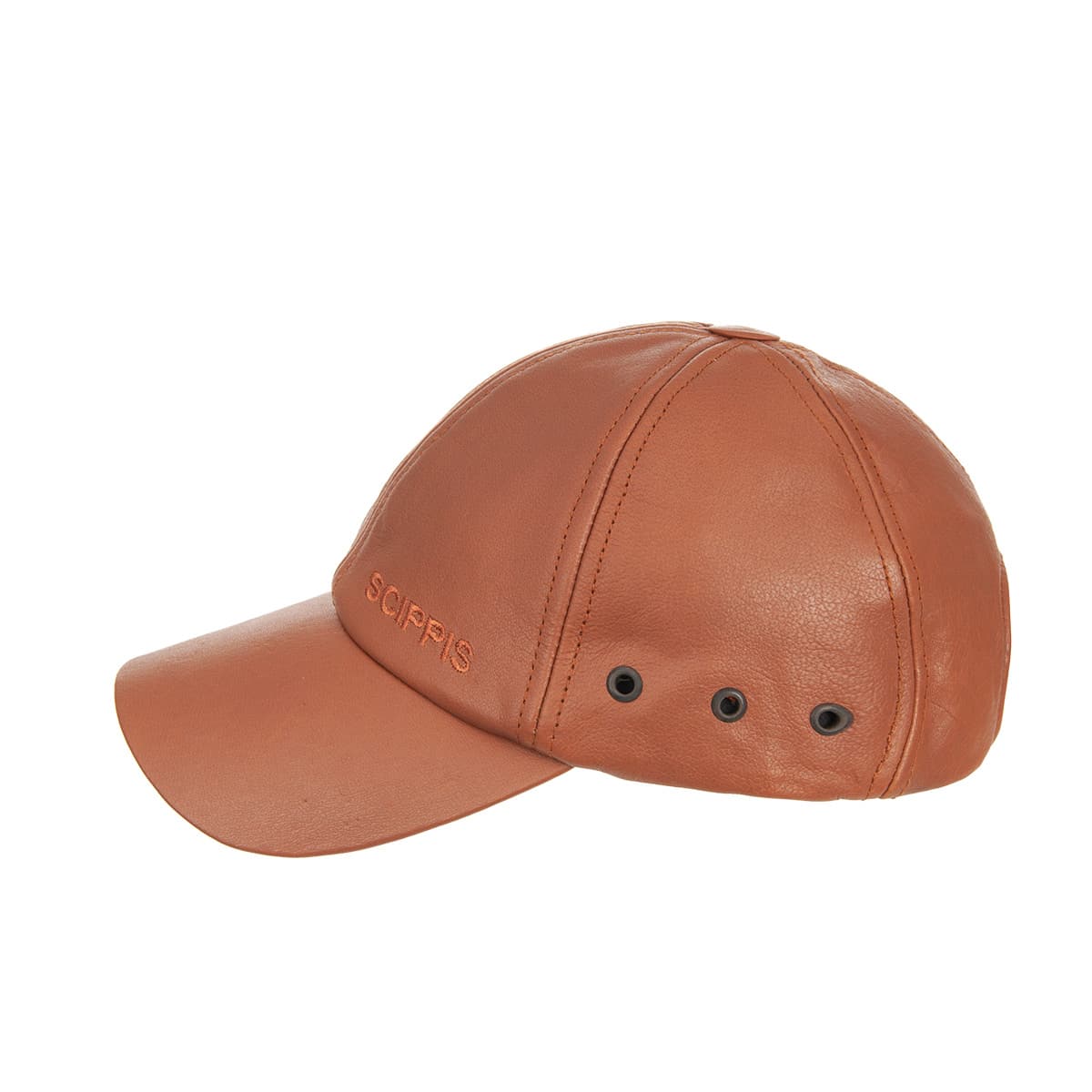 Mens leather hot sale ball caps